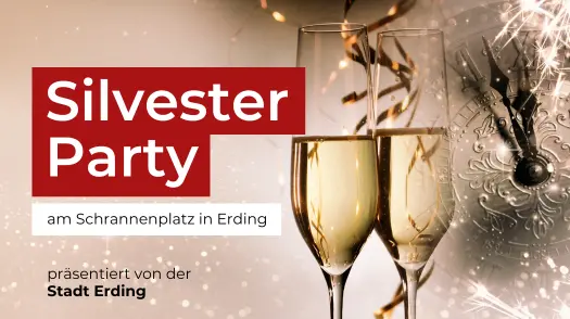 Bild von Sektgläsern als Symbolbild für die Silvester Party in Erding.